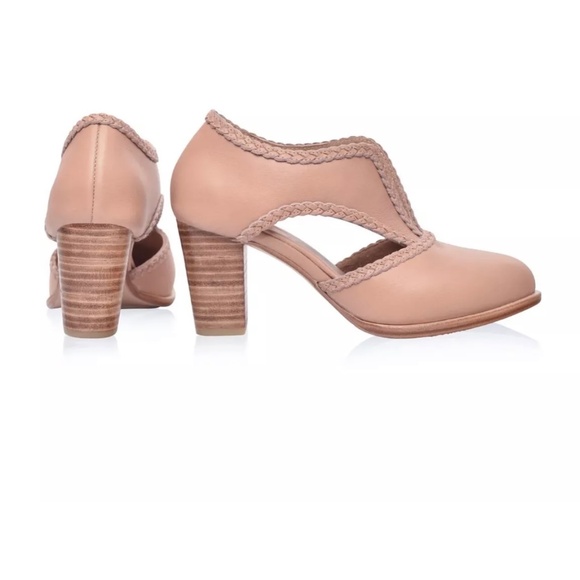 Bali Elf Spirit Walker Fairy Boho Stacked Heel Leather Booties Size 7 - Picture 12 of 13